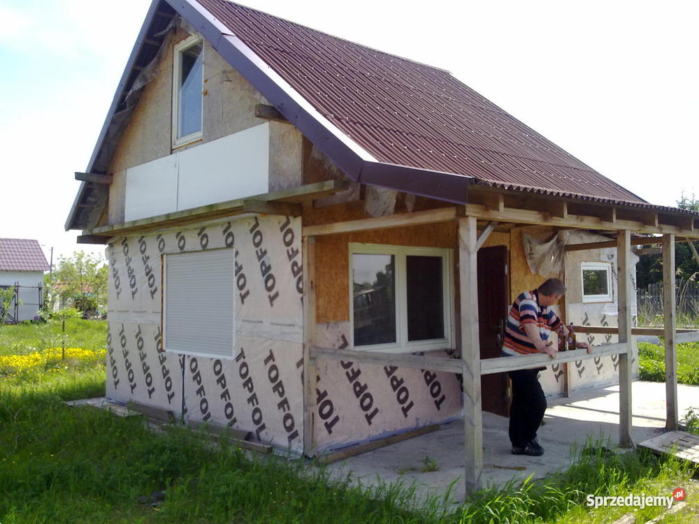 Działka na Wyspie puckiej całoroczna z domkiem utwardzona Szczecin