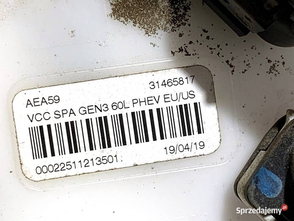 POMPA PALIWA VOLVO S90 II 31465817 20 303 BAKU osobowe