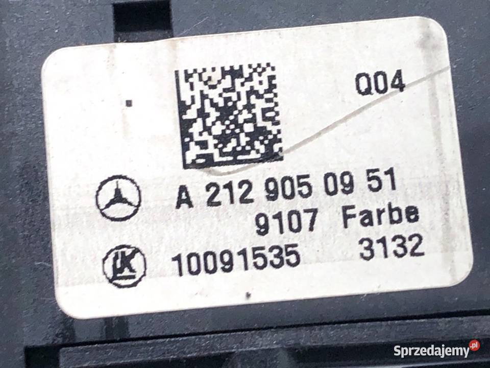 WŁĄCZNIK ŚWIATEŁ MERCEDES W176 A2129050951 1218