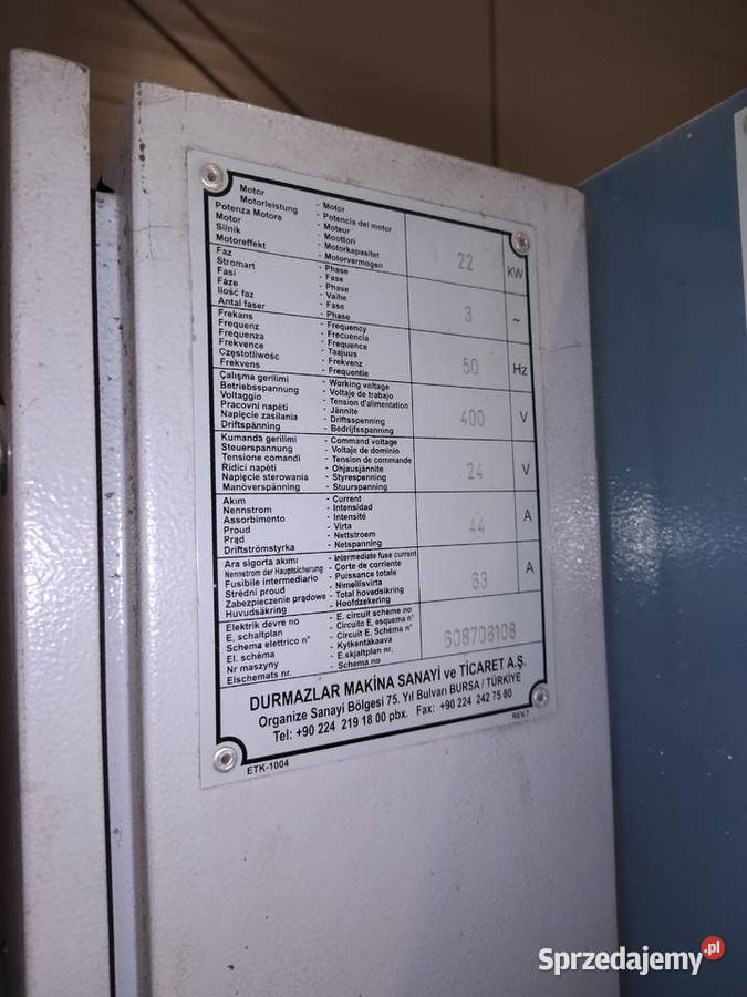 Nożyce Gilotynowe Durma SB 3010 Rawicz