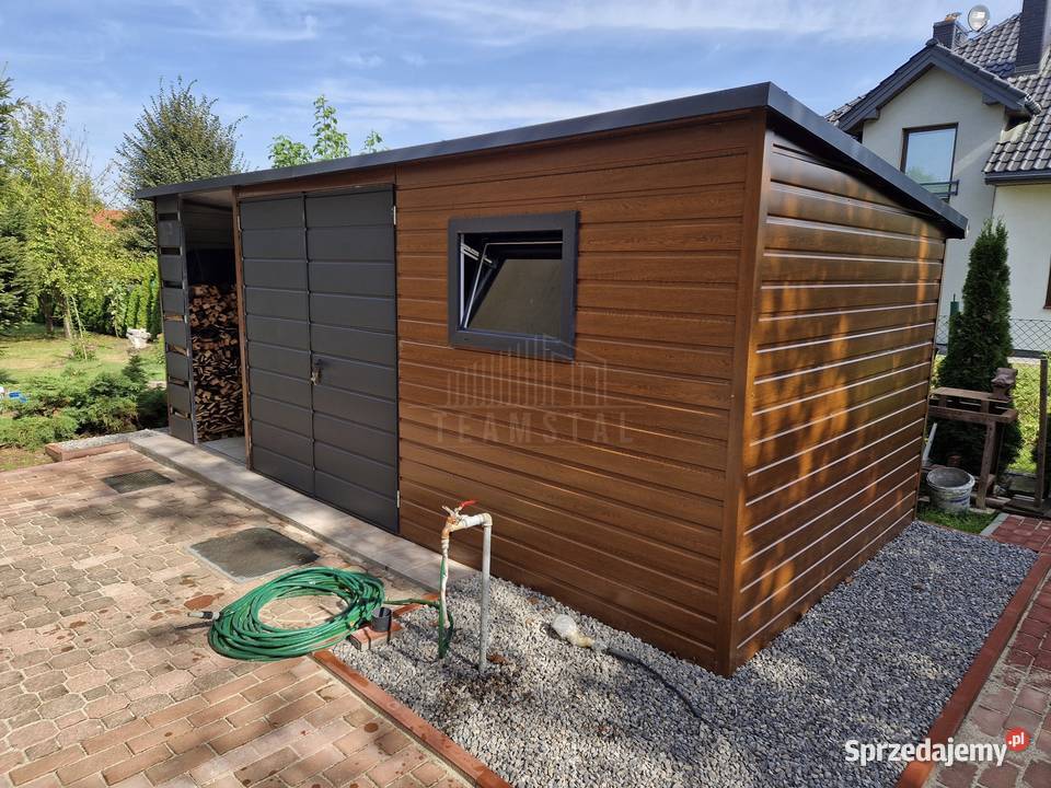 Schowek Domek Ogrodowy 35x3m Wiata 15m Brama Domki narzędziowe Jarocin