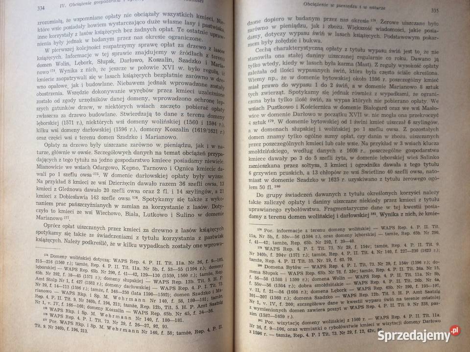 3276 Gospod Położenie Chłopów W Księstwie Szczecin