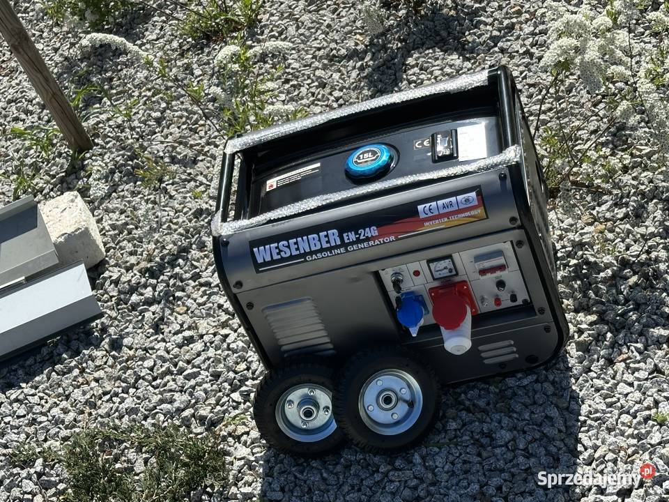Agregat prądotwórczy WESENBER EN24G Agregaty prądotwórcze Narzędzia opolskie Głogówek