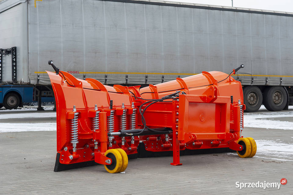 Pług do śniegu śnieżny składany Tytan nieuszkodzony Rogóźno