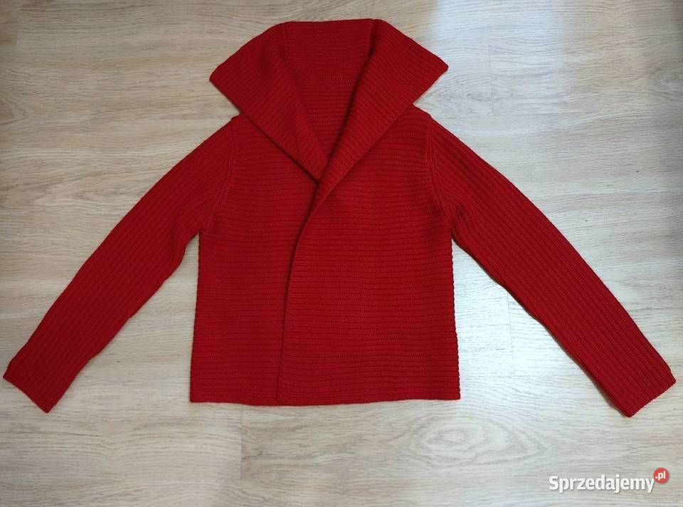 Sweterek blezer czerwony S 36 MACKAYS Warszawa