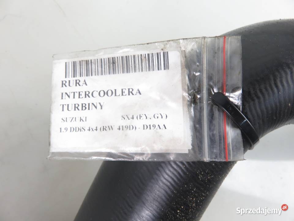 RURA INTERCOOLERA SUZUKI SX4 19 DDiS Przewody powietrza Motoryzacja małopolskie
