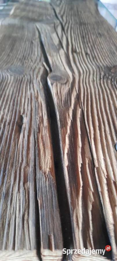 Konsola do przedpokoju i salonu stare drewno mazowieckie
