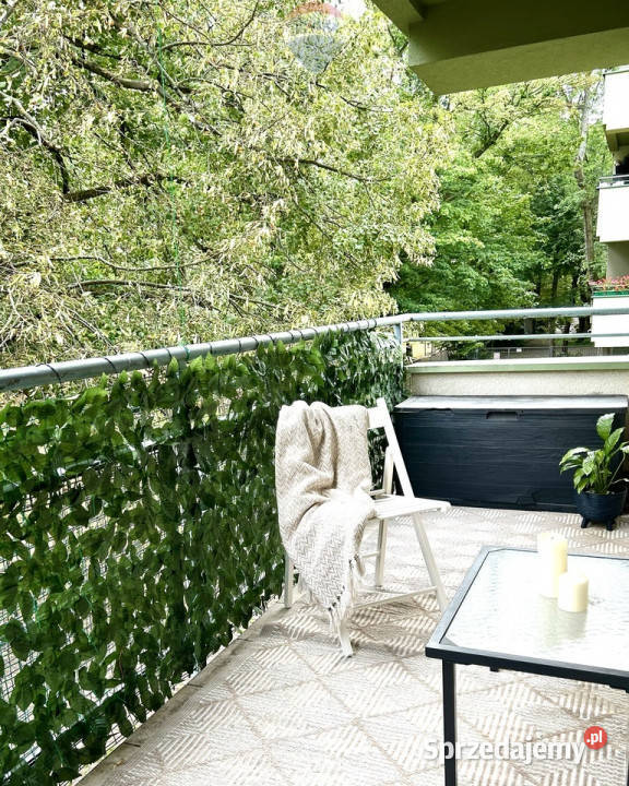 3 pokoje garderoba balkon i widok na zieleń Warszawa