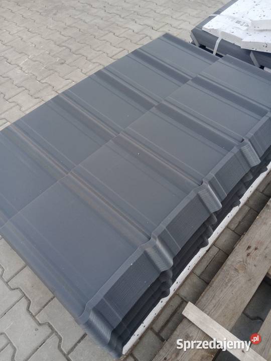 Blachodachówka w kolorze grafit mat RAL 7016 Tarnowska Wola