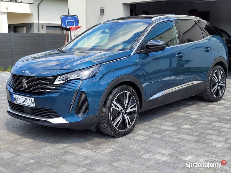 Peugeot 3008 GT hybrid4 300 4x4 nieuszkodzony Wielogóra