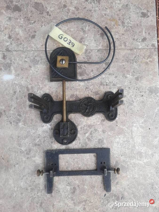 G039 Gong sanki mocowanie mechanizmu starego pomorskie Tczew