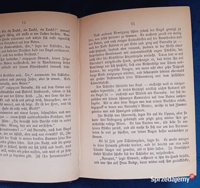 BOZ Dickens Barnaby Rudge Hoffmannsche Verlag Koźminek sprzedam