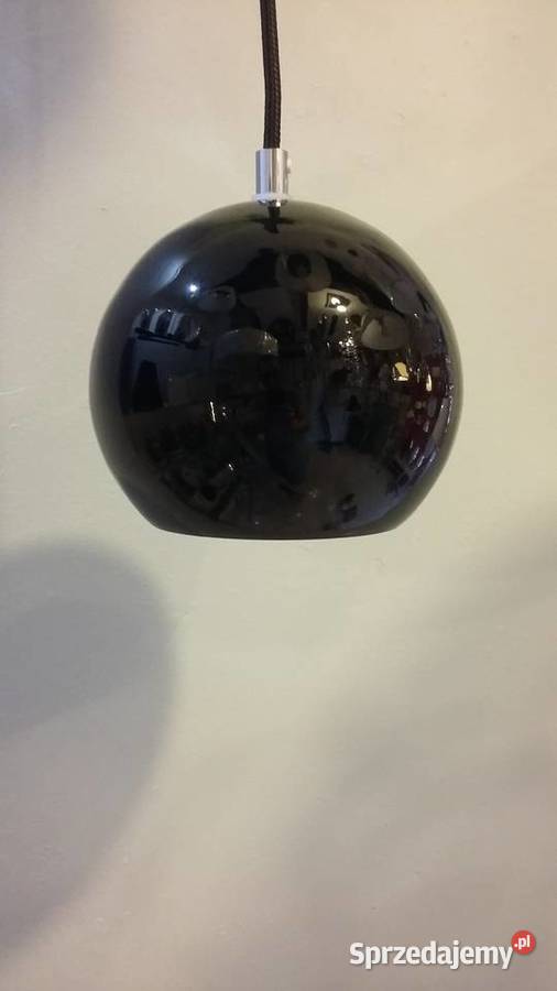 Lampa wisząca KULKA SZKŁO CZARNE do pokoju mazowieckie Warszawa