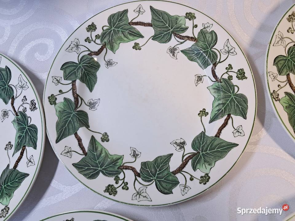 Komplet 5 oryginalnych talerzy Wedgwood Napoleon Strzelce Krajeńskie
