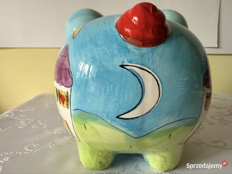 Ceramiczna skarbonka świnka vintage lata 80 śląskie Czerwionka-Leszczyny sprzedam