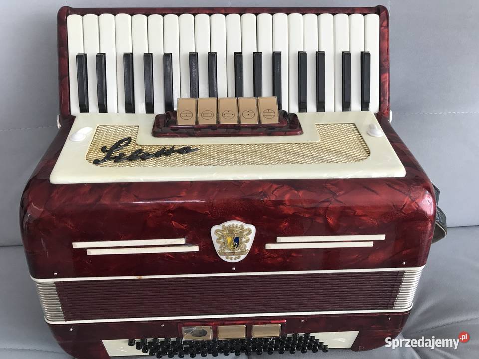 Akordeon Siletta 80 basów Instrumenty klawiszowe i MIDI Gródków