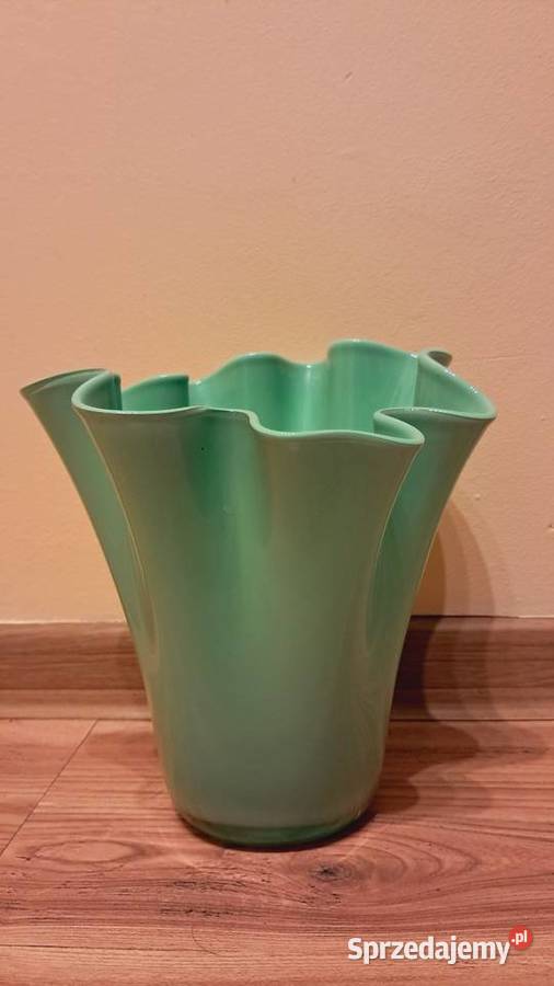 Stary Zielony Wazon Handkerchief Chusteczkowy Świecie sprzedam