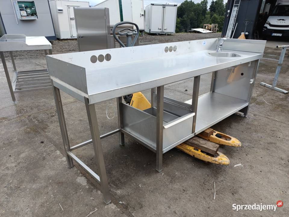 Stół nierdzewny roboczy Masarski gastronomiczny Laskowa