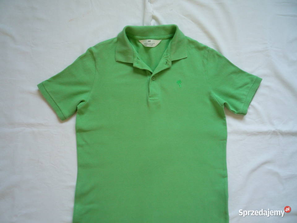 HM 134140 Zielona koszulka polo zielony Szczecin sprzedam