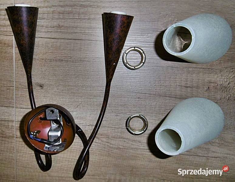 Kinkiet na ścianę 2 x E 14 ITALY włoski Oświetlenie Ostrów Wielkopolski sprzedam