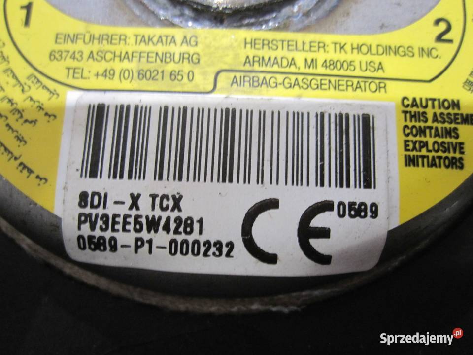 NISSAN NOTE II E12 15r Airbag poduszka kierowcy osobowe świętokrzyskie