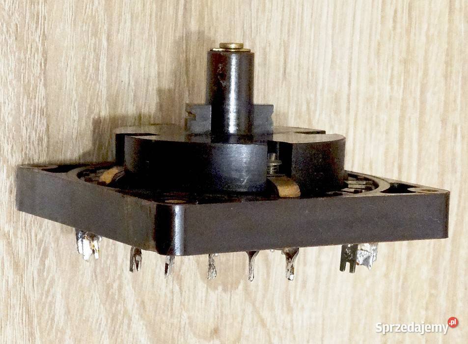 Przełącznik obrotowy 5 pozycyjny 4 sekcyjny 20 A Części i akcesoria Gliwice sprzedam
