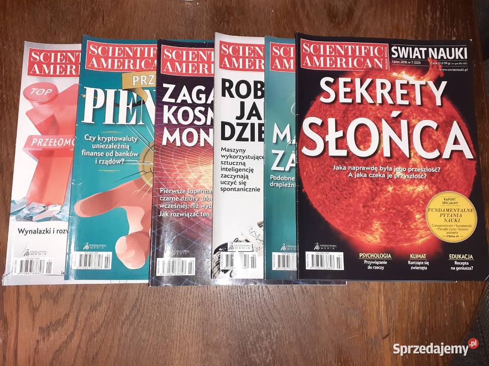 Zestaw czasopism Świat Nauki 20122018 i 2020 Rypin sprzedam