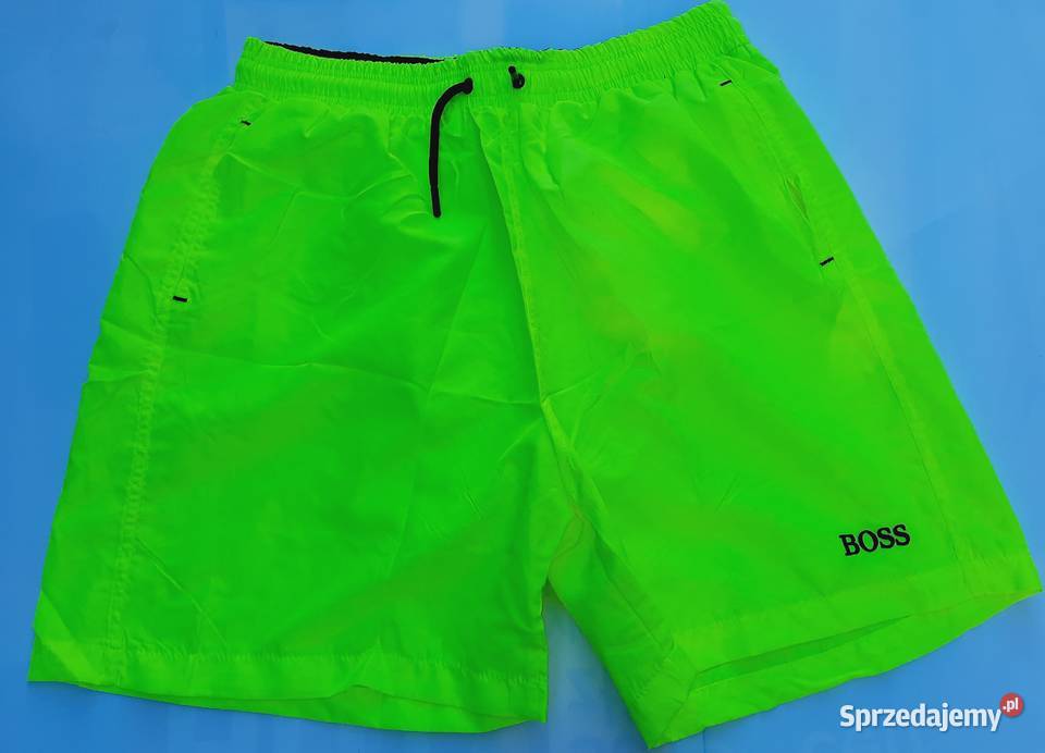 4XL kąpielówki HUGO BOSS żółte neon pas 8090 Szczerbice sprzedam