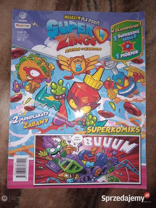 Sprzedam czasopismo dzieci Super Zings 13