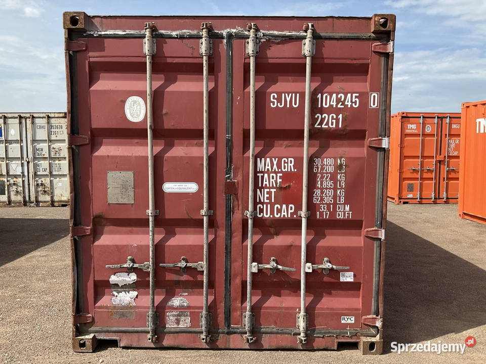 Kontener morski magazynowy 20DV 6 metrowy lubelskie