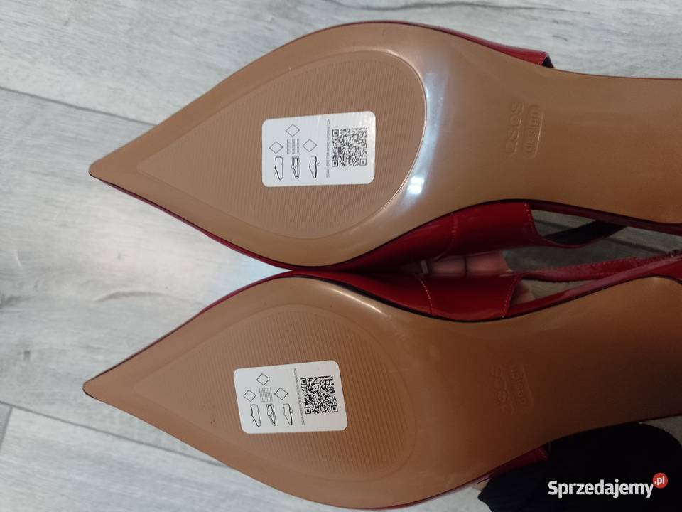 41 ASOS Design Czerwone czółenka wieczorowe z małopolskie Kraków