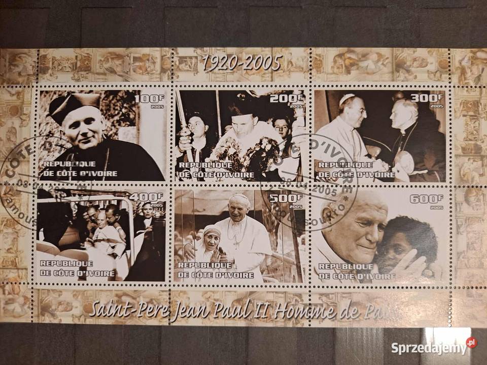 Jan Paweł II znaczki Kraków