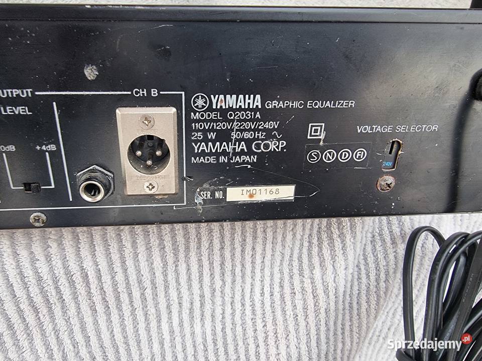 profesjonalny korektor yamaha Q2031A Chełm Śląski