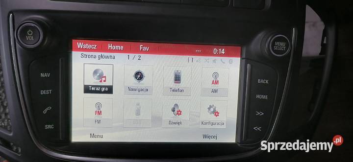 Radio Navi950 Zafira C 84076754 DOTYKOWE Kamera Sprzęt audio fabryczny Poznań