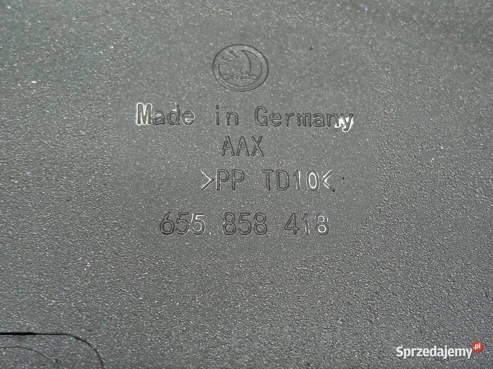 DEKOR LISTWA OZDOBNA DESKI 655858418 Skoda Scala Deski rozdzielcze, konsole
