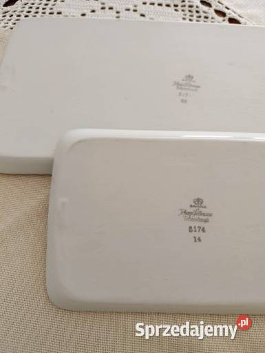 Patery że złoceniem porcelana lata 60 Olsztyn