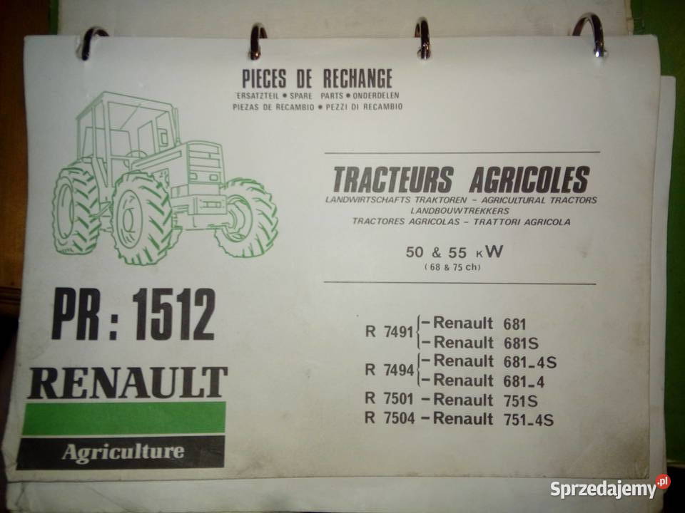 czesci renault 6814 751 S tractor Rutki-Kossaki