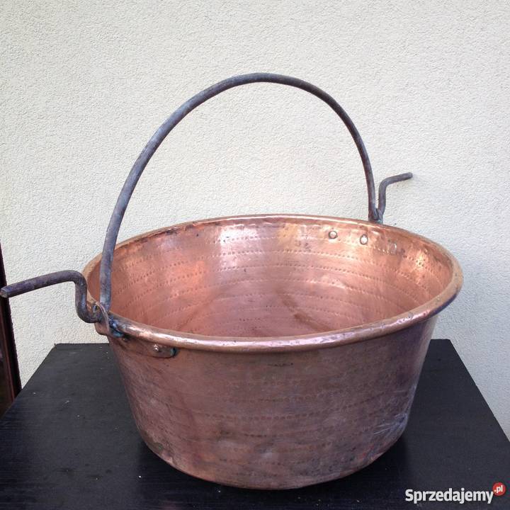 Duży miedziany kocioł pojemność 65 litrów Warszawa