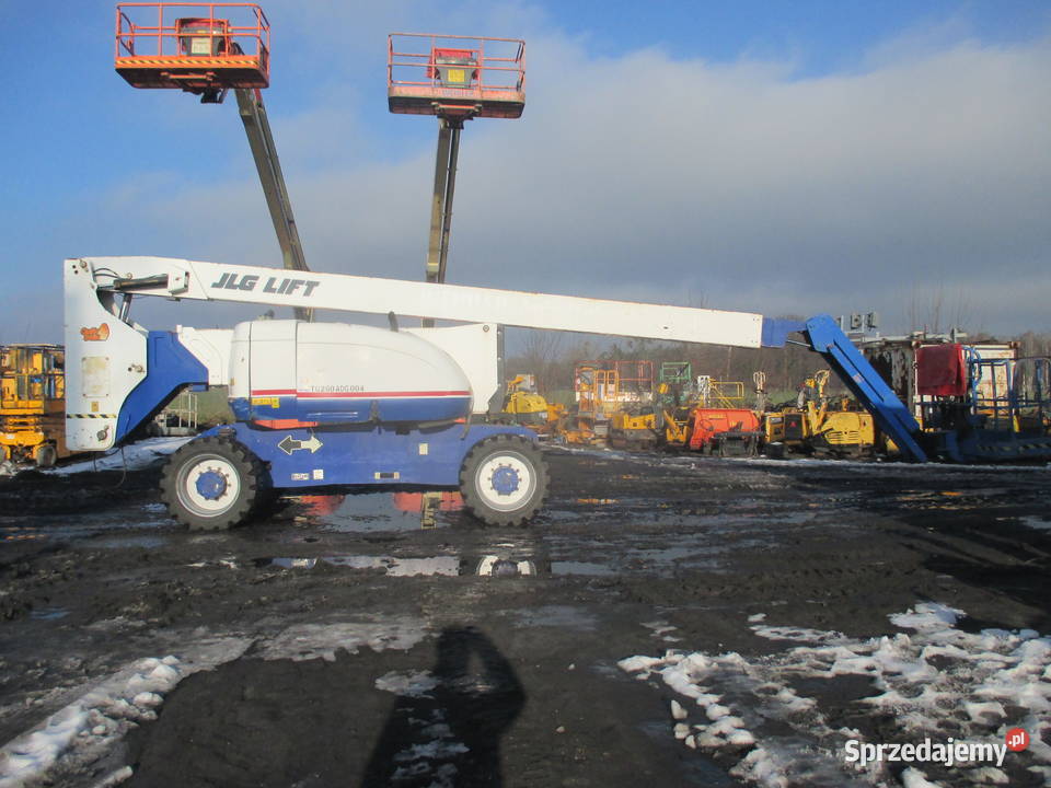 Podnośnik koszowy przegubowy 265 m JLG 800AJ Dźwigi, podnośniki wielkopolskie Pleszew