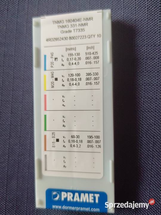 Pramet TNMG 160404 Katowice