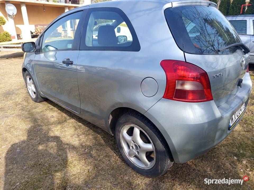 Toyota Yaris 13 benzyna 2007r mazowieckie Stary Łajszczew sprzedam