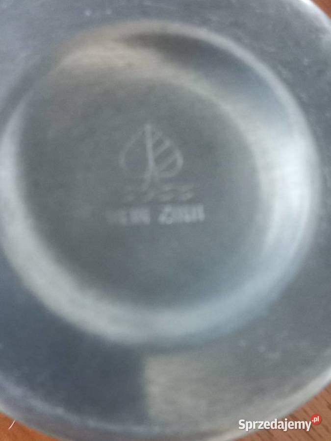 Filiżanki w koszykach z cyny Toruń