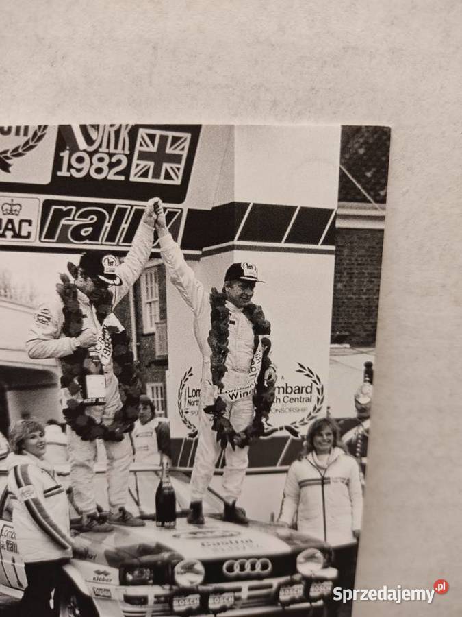 Pocztówka widokówka Audi quattro victories Głuchołazy sprzedam