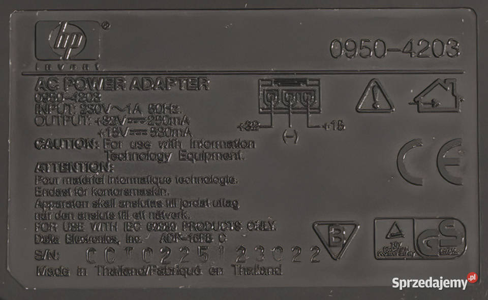 Zasilacz Drukarka HP Color LaserJet Pro serii Drukarki i skanery mazowieckie Legionowo
