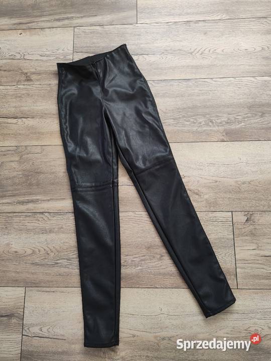 HM Legginsy damskie Imitacja skóry 34 Jasło