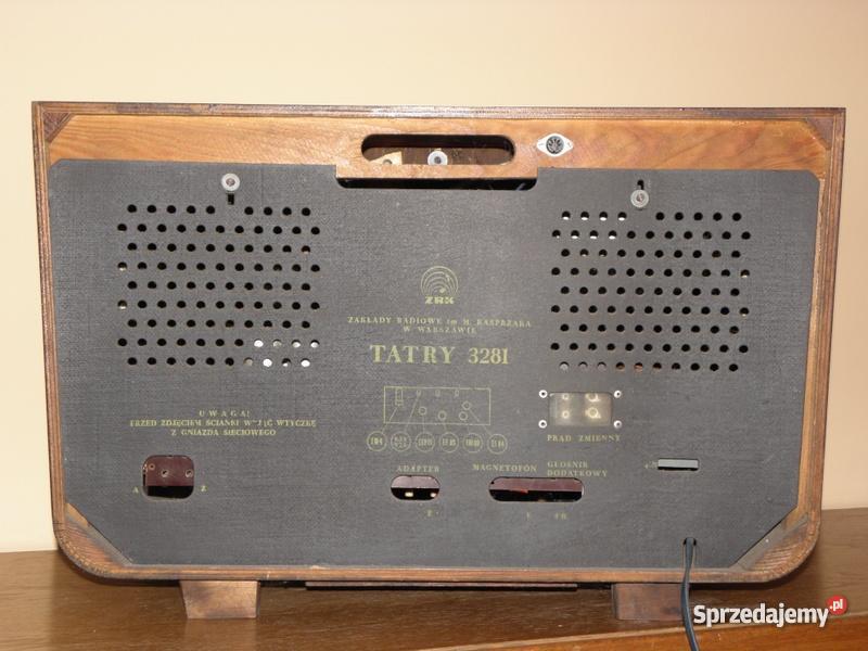 Radio lampowe TATRY 3281 Trzebiatów sprzedam