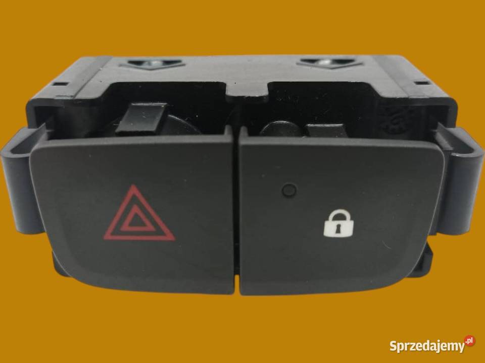 PRZEŁĄCZNIK AWARYJNYCH ZAMKA E3160101 Renault Panele sterowania, przełączniki sprzedam