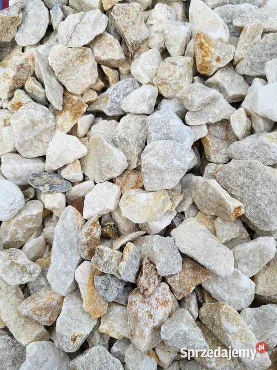 Grys Crystal White Kamienie ogrodowe dekoracyjne Puszcza Mariańska