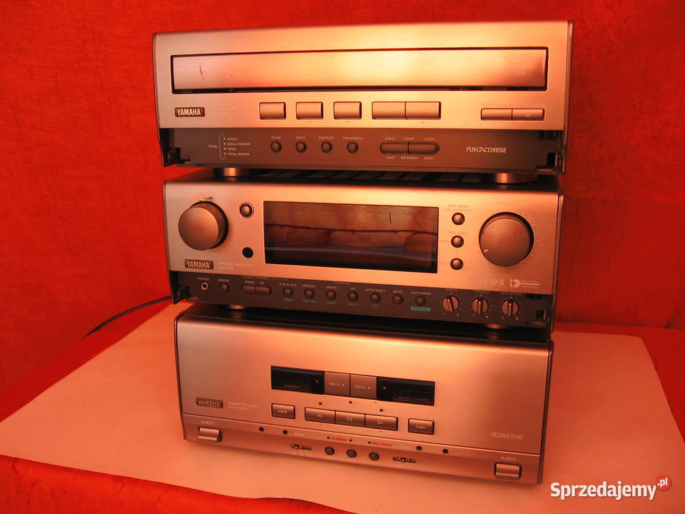 WIEŻA YAMAHA S75 wzmacniacz amplituner Deck Świebodzice sprzedam