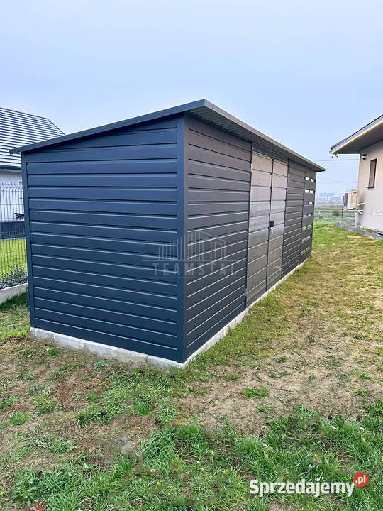 Schowek domek ogrodowy 6x2m wiata 15m Brama Toruń